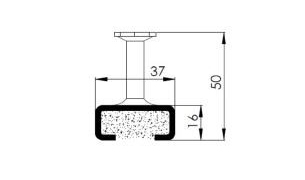 PEC Cast-in channels with shorter anchors